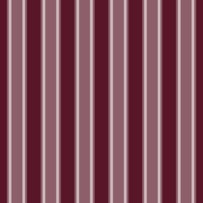 Borgogna Red Monochromatic Vertical Stripes Burgundy Small Scale 