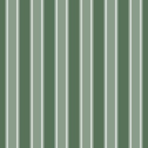 Salvia Green Monochromatic Vertical Stripes  Sage Small Scale
