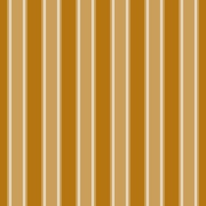 Mandarino Orange Monochromatic Vertical Stripes  Small Scale