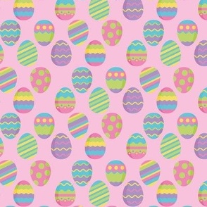 pink easter eggs