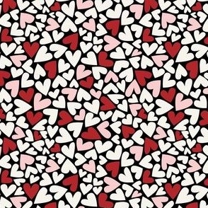 Heart Attack - Red, Pink and White