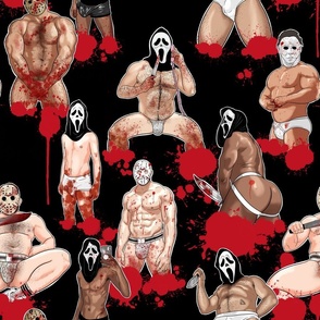 Halloween Sexy Slasher - Midnight Black - XXL