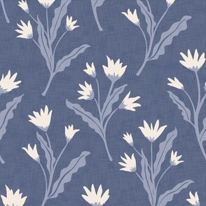 Fleur | Chinoiserie Blue | Mid Scale Floral