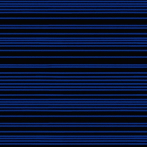 12x12 rough horizontal stripes randomly spaced lines- black on royal blue