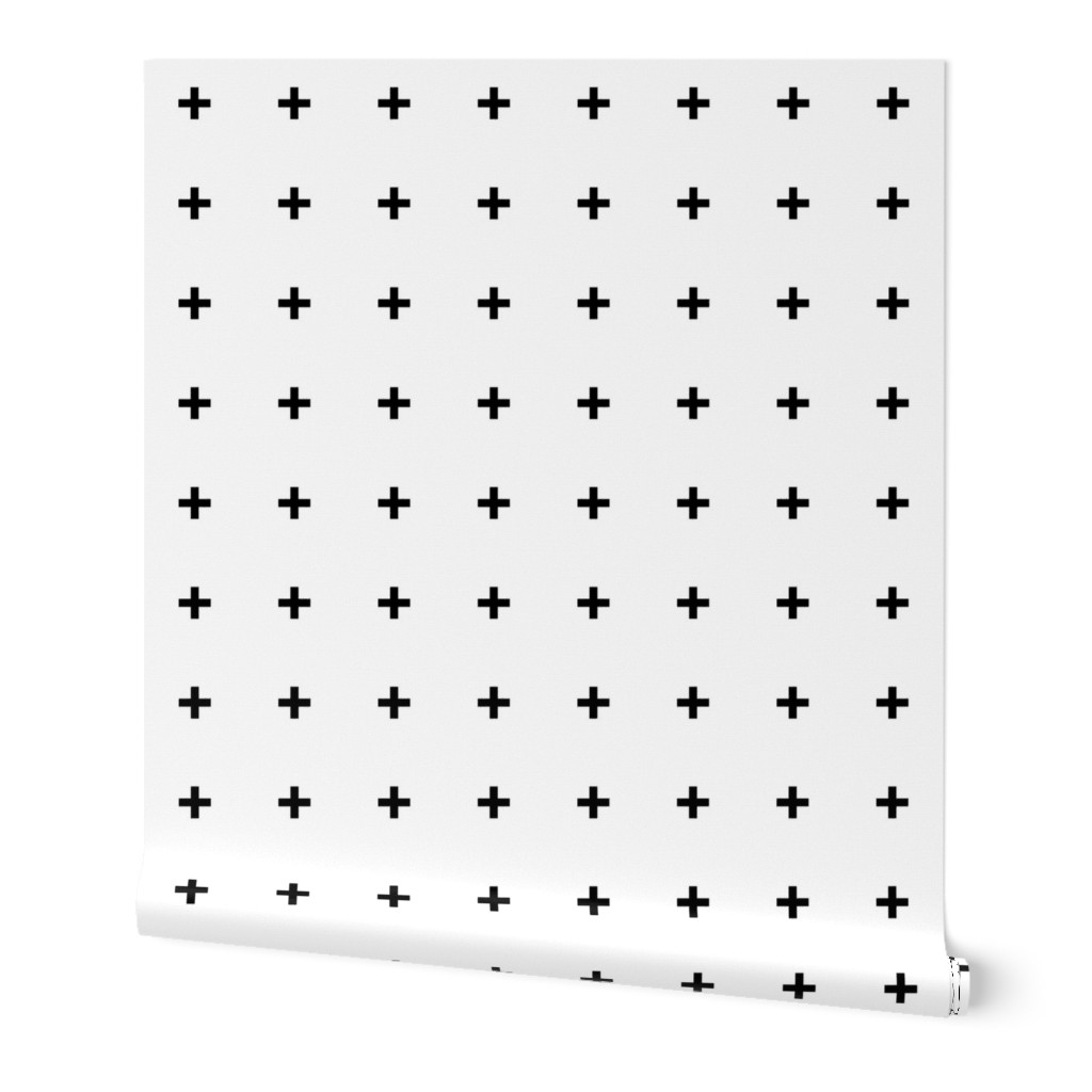 black cross on white | pencilmeinstationery.com