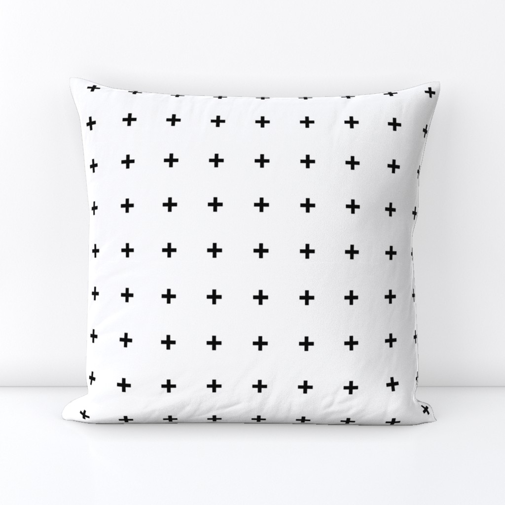 black cross on white | pencilmeinstationery.com