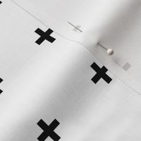 black cross on white | pencilmeinstationery.com