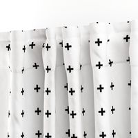 black cross on white | pencilmeinstationery.com