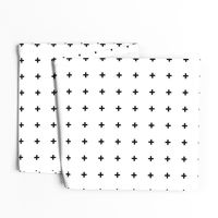 black cross on white | pencilmeinstationery.com