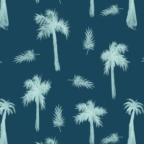 Palm Tree - Teal dark