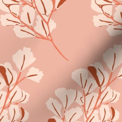 Branches | Lg Burnt Orange + Pinks