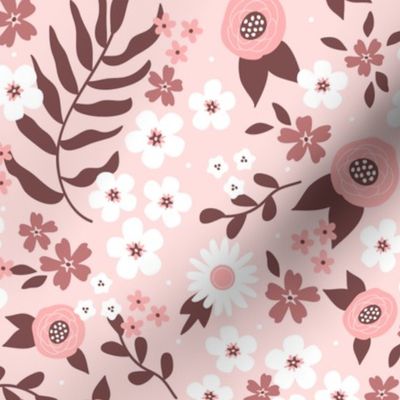 Spring Floral (Dusty Rose)