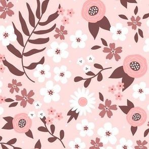 Spring Floral (Dusty Rose)