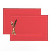 Bright Christmas red solid color / plain red color block swatch / vibrant rich preppy blender coordinates solids