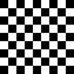modern geometric checker checkerboard retro Black White