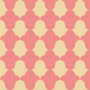 geometric flower_cream_pink