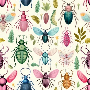 Colorful Beetles - large scale