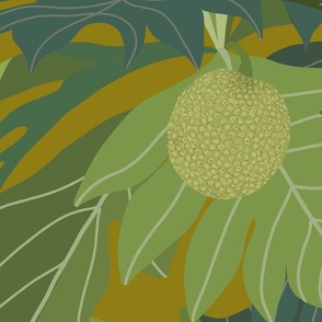 Large 'Ulu Breadfruit Tree MUSTARD
