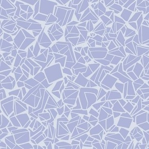 Periwinkle Abstract Mosaic