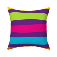 Magic Doodle Stripes RAINBOW - LARGE - Multicolor Purple