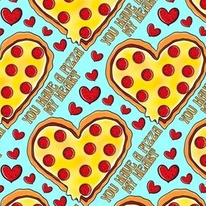 Pizza my heart, valentines day 