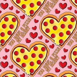 Pizza my heart, valentines day 