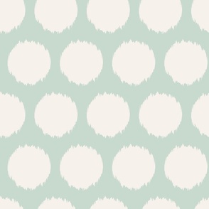 Fuzzy Polka Dot | Frosted Jade