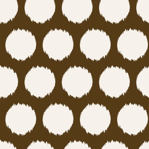  Fuzzy Polka Dot | Brown