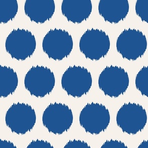  Fuzzy Polka Dot | Electric Blue