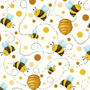 Buzzing Honey Bees