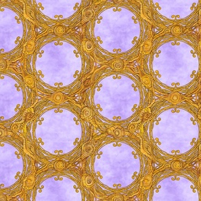 magical oak circles-lavendargold