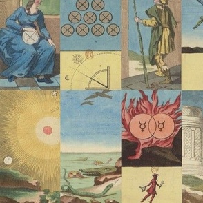 French Vintage Tarot Cards