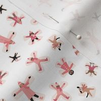 Snow Angels  Pink - 1 inch