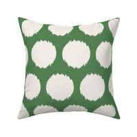 Fuzzy Polka Dot | Green