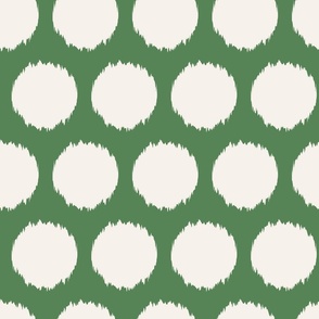 Fuzzy Polka Dot | Green