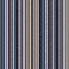 Colorful seashell stripe - vertical