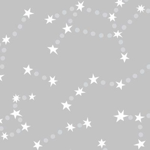 XL - Star Constellations (mid-gray)