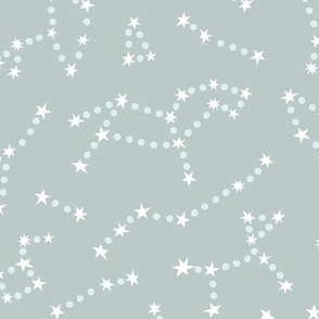 L - Star Constellations (mint-grey)