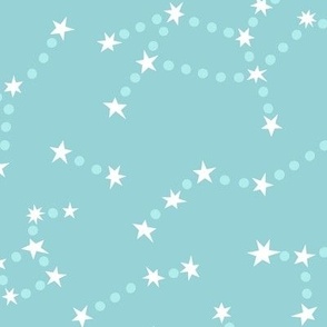 XL - Star Constellations (turquoise)