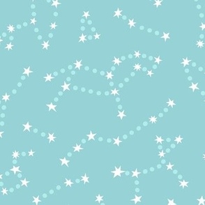 L - Star Constellations (turquoise)
