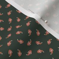 Masculine Simple Foulard Paisley Fish - Small Scale