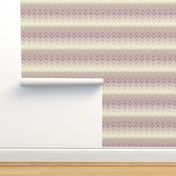 Vertical Rose Gold subway tiles II with  Heart Scroll silver Lace