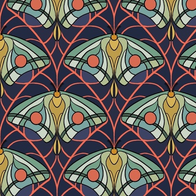 Frank Lloyd Wright Fabric, Wallpaper and Home Decor | Spoonflower