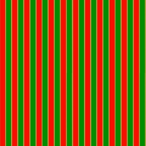Christmas stripes red, gold, green