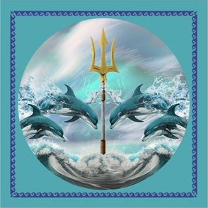 Symbols of Poseidon or Neptune