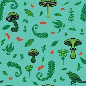 Tea  Forest Floor Mushrooms