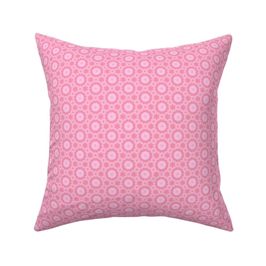 Blushing Pink Geometric Harmony