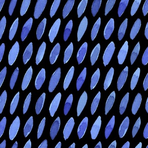 Abstract Watercolor Pattern in Blue