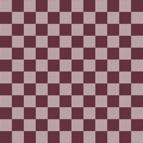 Burgundy Plaid Check Pattern
