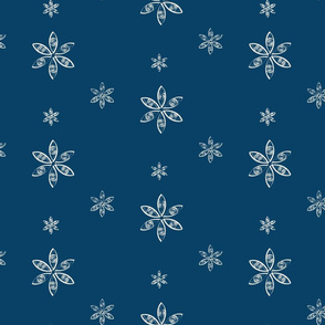 Snowflake- blue